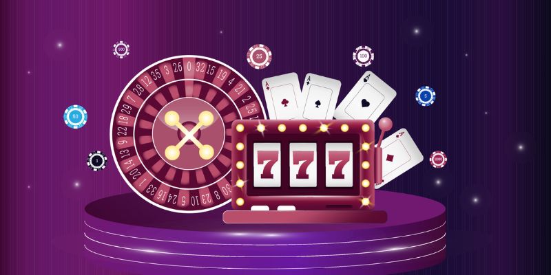 Sảnh game slot 3D hiện đại và chân thực